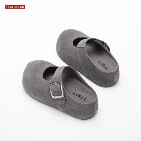 2026 Women Birkenstock Clogs Suede | Chic Lift Buckle