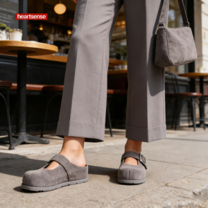 去完水印4 women birkenstock clogs suede,genuine leather birkenstock women,suede backless clogs women,soft footbed clogs women,hidden height clogs women