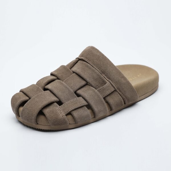 2026 Women’s Woven Suede Mules | Soft Chic Comfort