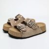 2026 Women’s Studded Suede Sandals | 5CM Bold Lift3