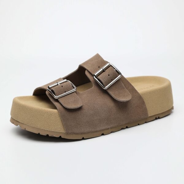 2026 Women’s Suede Platform Sandals | 5CM Chic Lift2